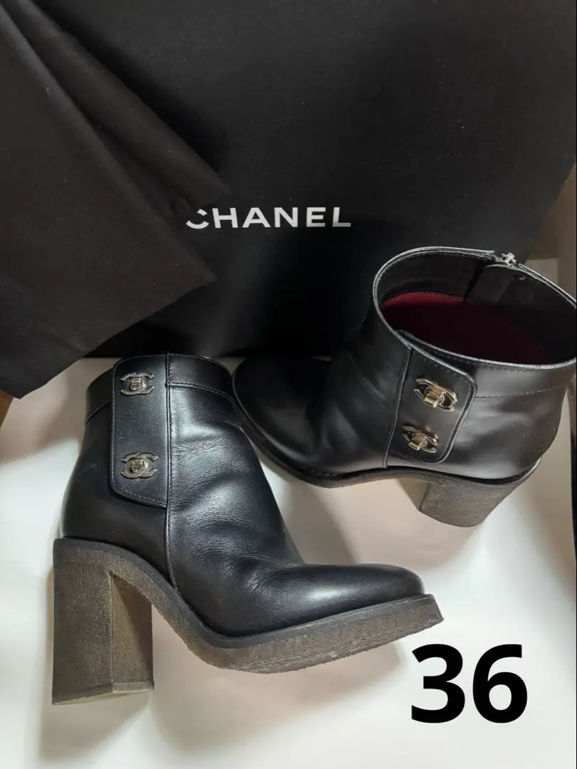 2026年最新】chanel ターンロック ブーツの人気アイテム - メルカリ