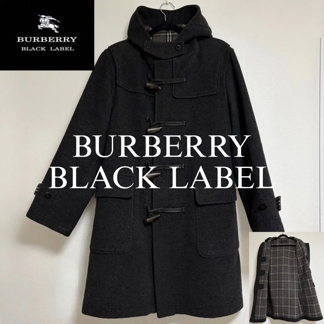 2026年最新】BURBERRY BLACK LABEL 丈：ロング ダッフルコートの人気