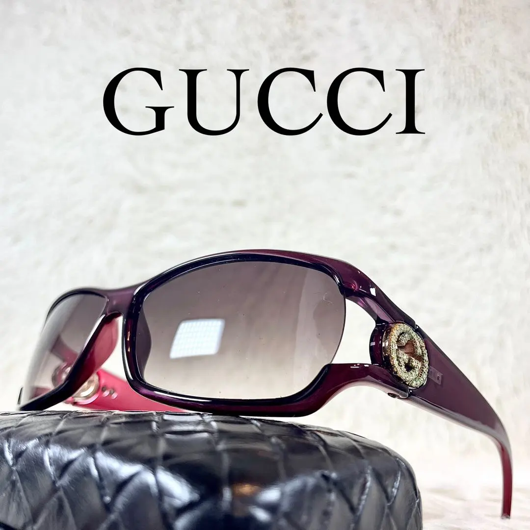 2026年最新】GUCCI カラー：レッド系 サングラスの人気アイテム - メルカリ