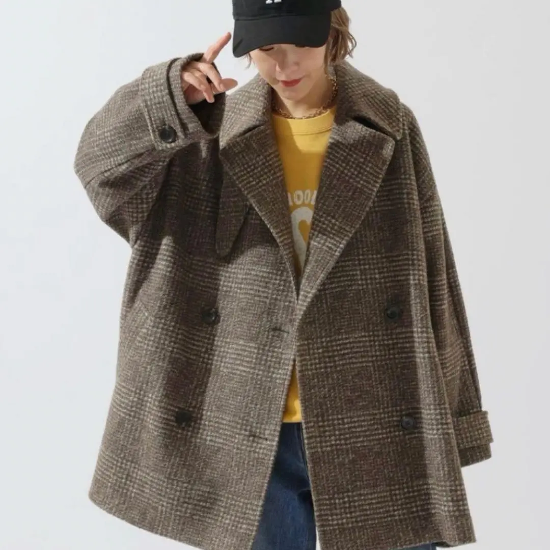 2026年最新】wスライバーチェックハーフコートの人気アイテム - メルカリ