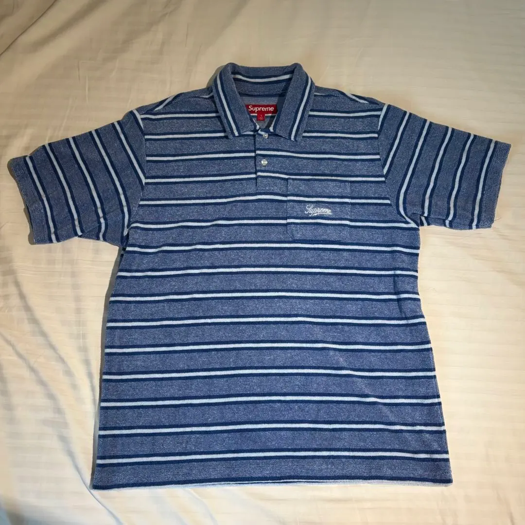 2026年最新】SUPREME STRIPE terry s/s poloの人気アイテム - メルカリ