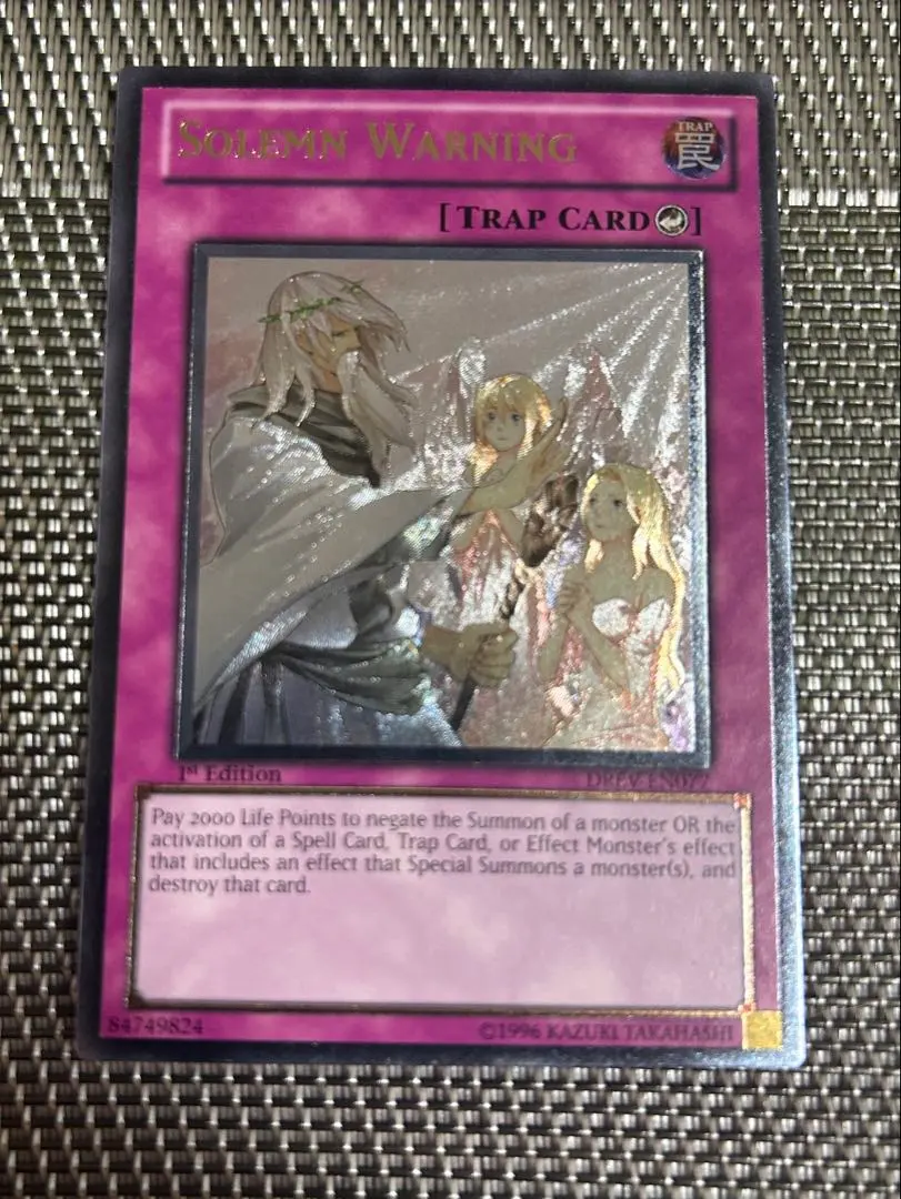 2026年最新】遊戯王 英語版 神の警告 1st レリーフの人気アイテム