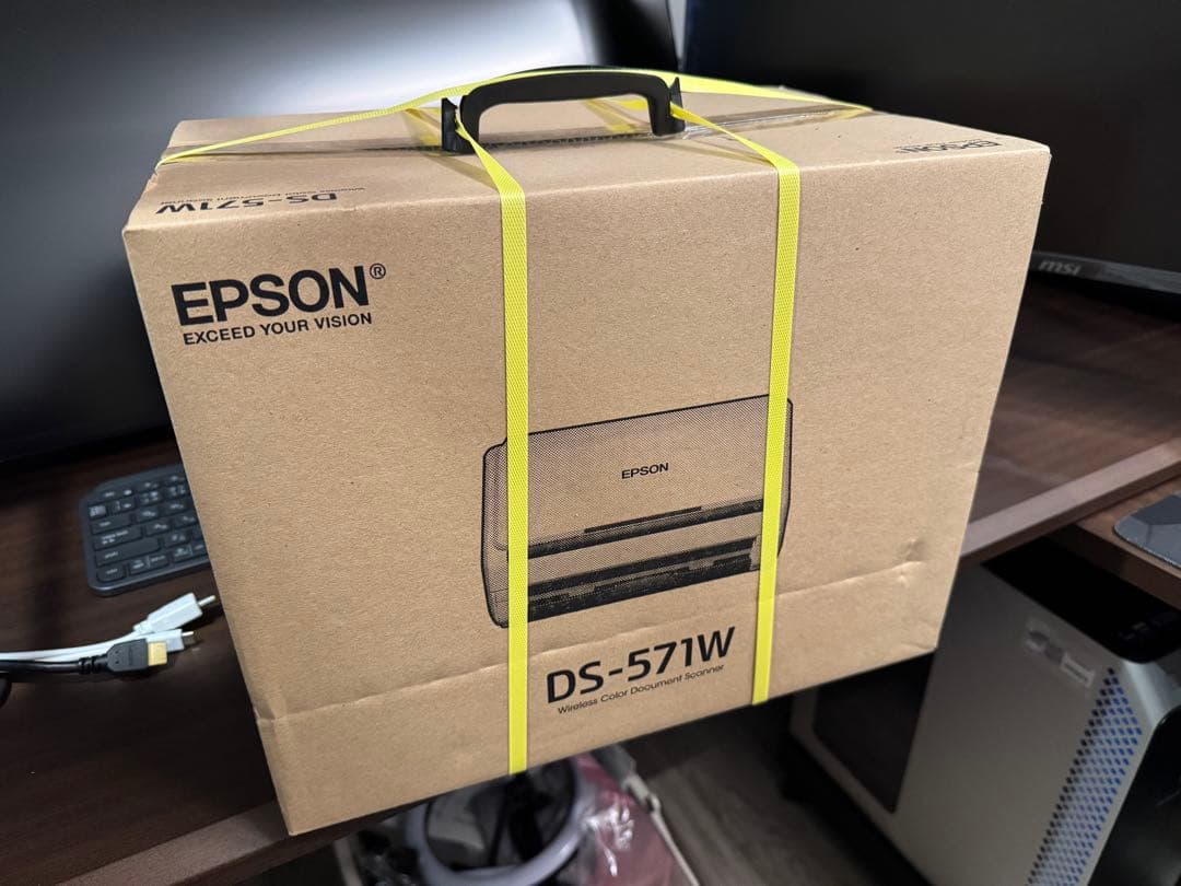 EPSON DS-571W ドキュメントスキャナー Amazon.co.jp: Epson DS-571W Scanner (Sheet Feed, A4 Double-Sided