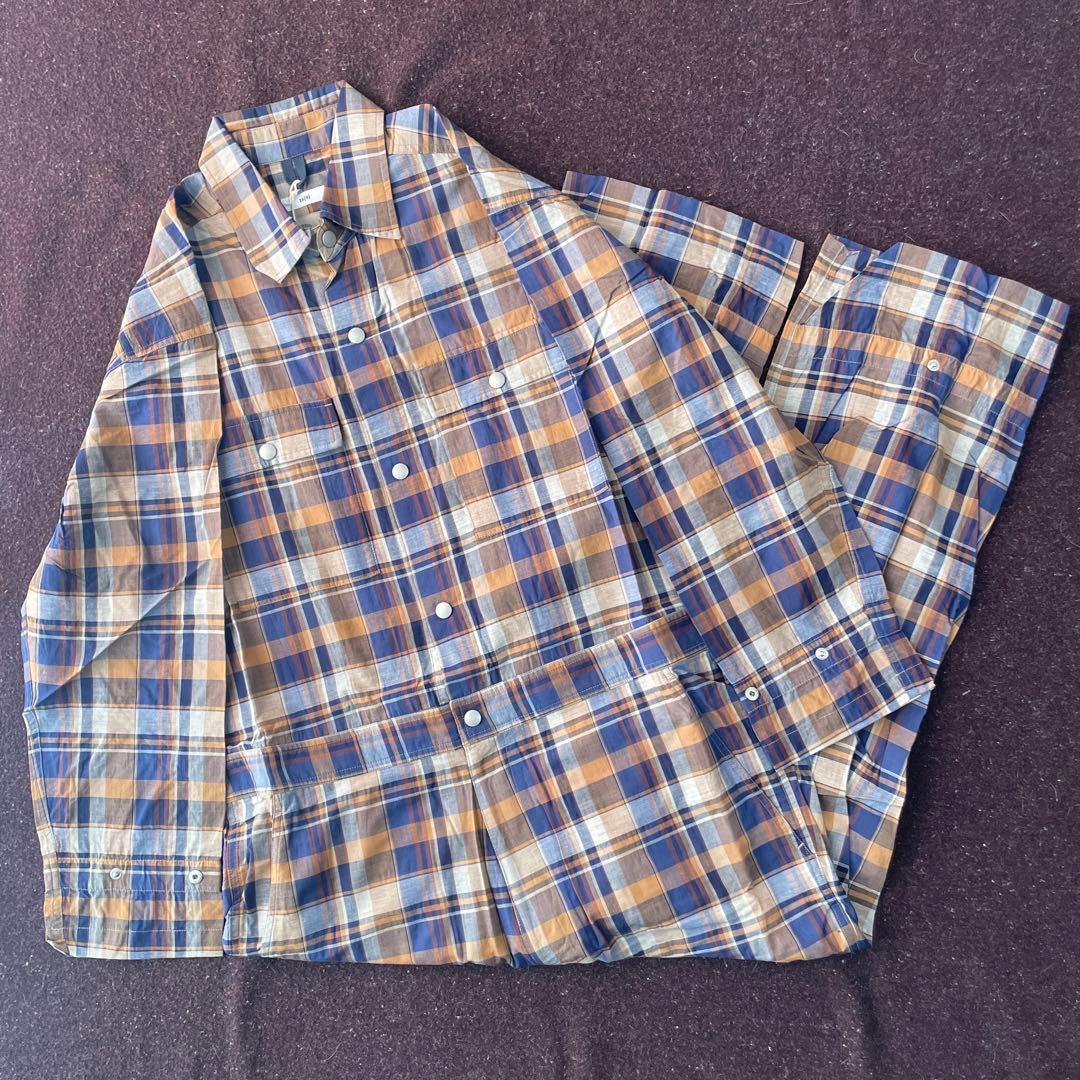 新品 ts(s)×Suicoke オールインワン L つなぎ マドラスチェック