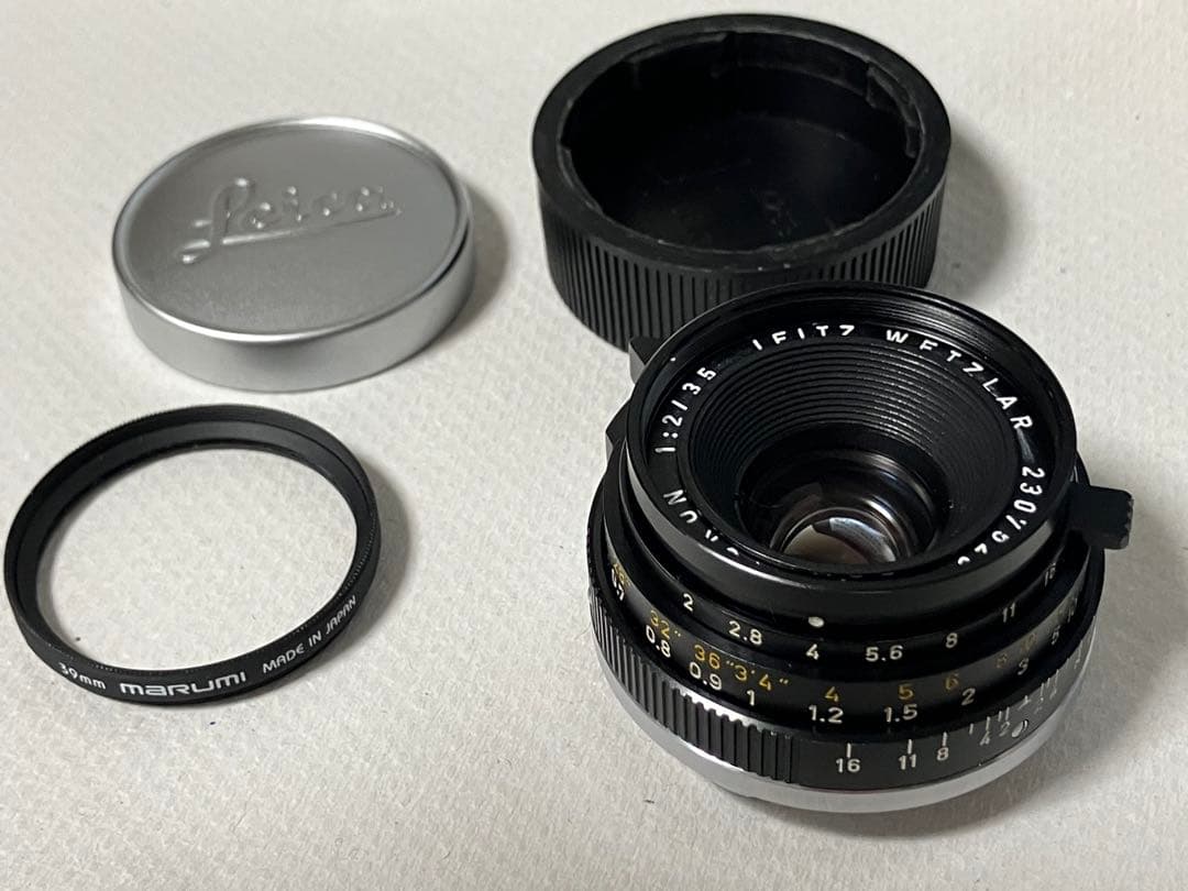 ズミクロン SUMMICRON 35mm 6枚玉 ツノ付 美品 最初期ドイツ ymapcamera_3717022454960
