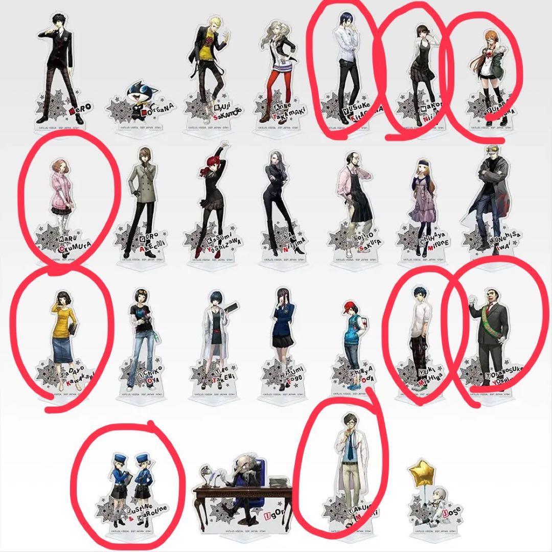 ペルソナ 一番くじ F賞 アクリルスタンド まとめ売り - メルカリ