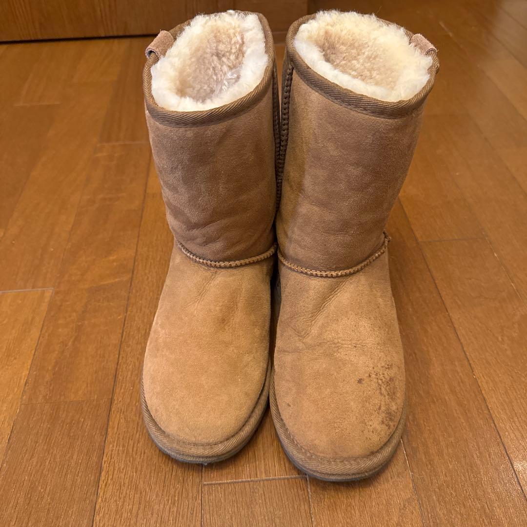UGG ムートンブーツ ベージュ レディースAUS 5M/7L （24センチ位