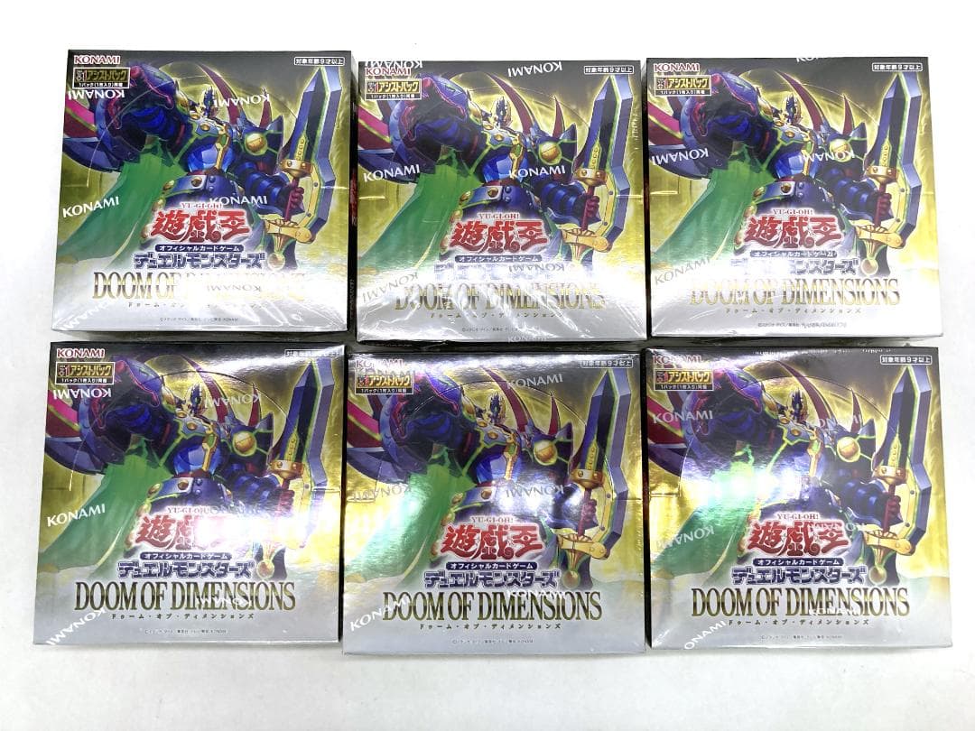 DOOM OF DIMENSIONS　6BOX Yu-Gi-Oh!: Doom of Dimensions Booster Box 1st Edition (Sealed Case