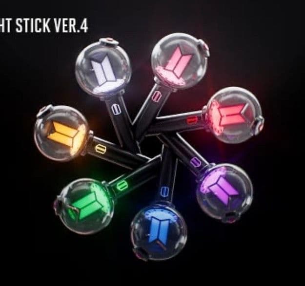 BTS OFFICIAL LIGHT STICK ver.4アミボム ロゴパーツ - メルカリ