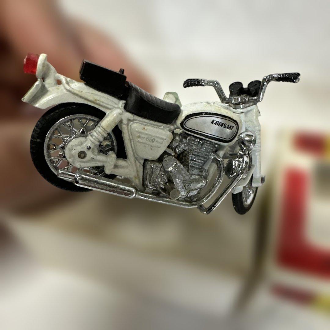 ダイヤペット カワサキ650 W1 1/20 警視庁白バイサイドカー - メルカリ