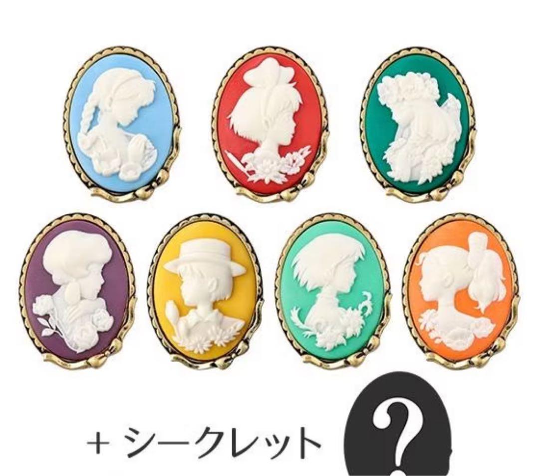 コンプ】スタジオジブリ カメオブローチコレクション (全種類