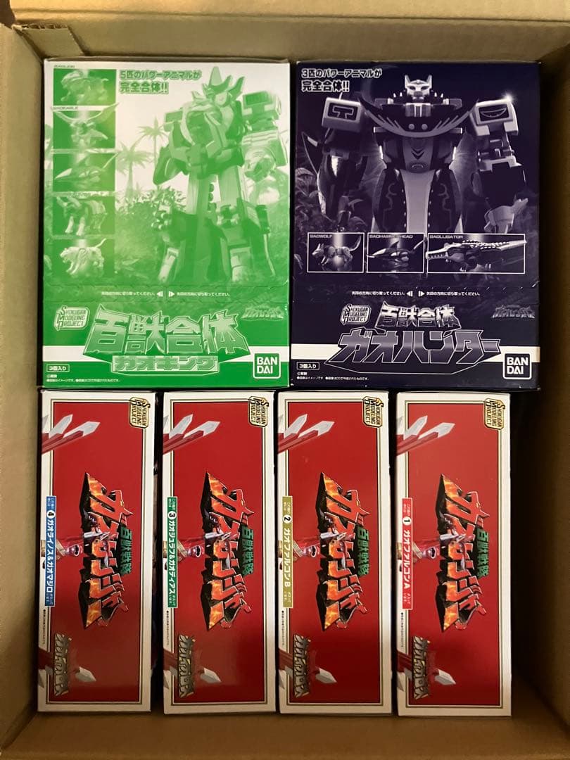 SMPガオキング＆ガオハンター＆ガオイカロス　セット売り【未開封】 光れ】7月18日（月）発売！SMP [SHOKUGAN MODELING PROJECT] 百獣合体