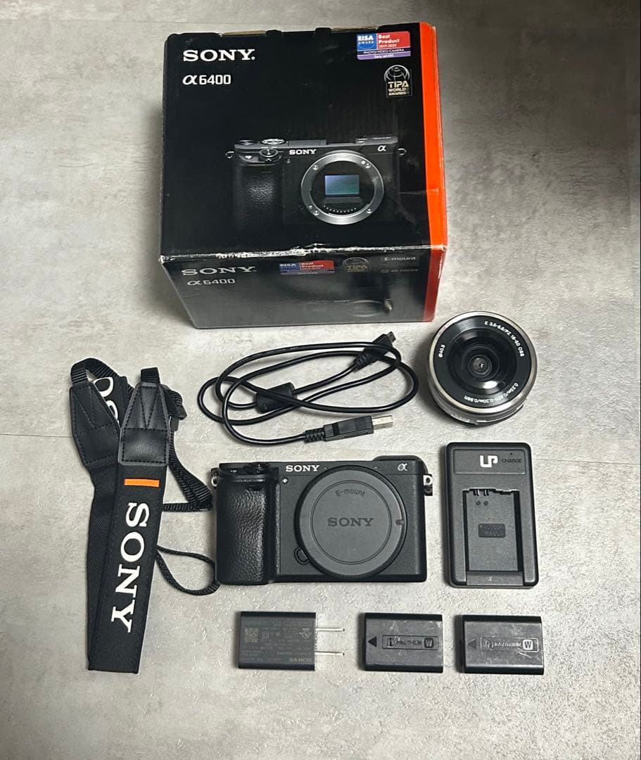 Sony α6400 本体+レンズ(SONY SEL1650PZ) SONY（ソニー） α6400 ILCE-6400 ボディ ブラック + 標準ズームレンズ