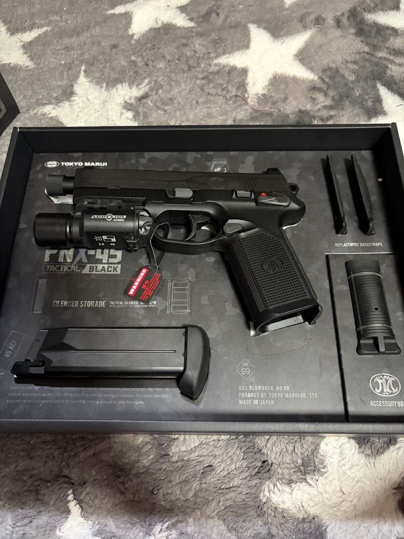 FNX-45 タクティカル ブラック 楽天市場】東京マルイ FNX-45 タクティカル ブラック｜No.99（ガス