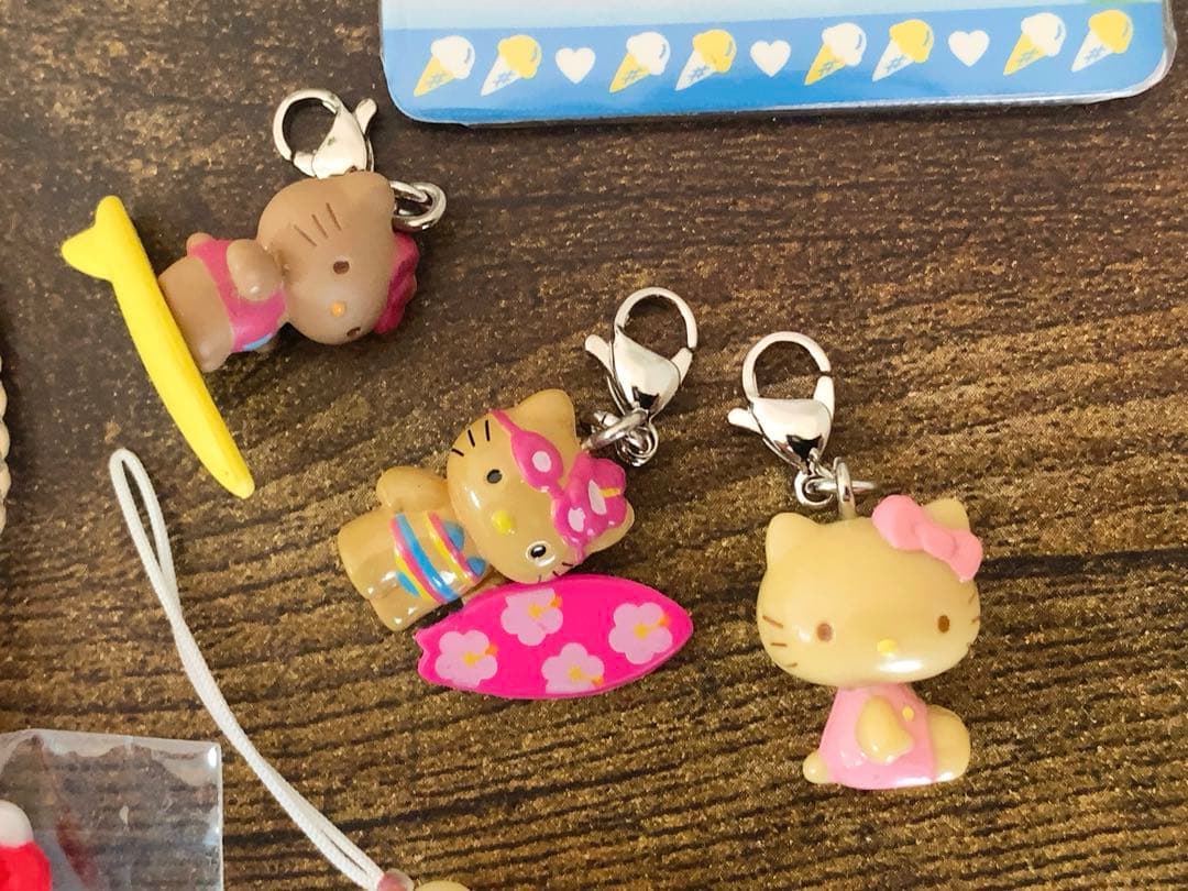 激レア】ご当地キティ 根付 ファスナーマスコット ストラップ 8個