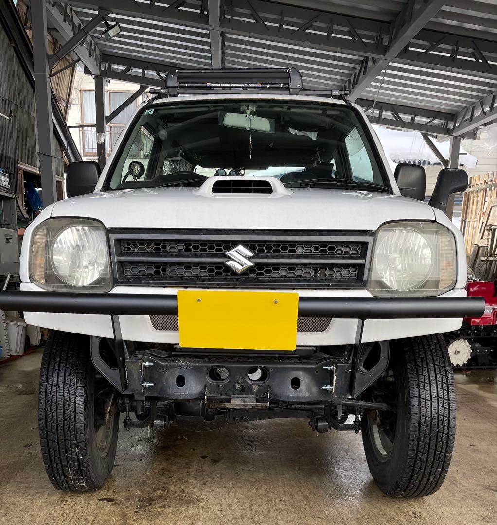 のぶ　 スズキ オフロードバンパー スチール製 Amazon | 新型ジムニーシエラ JB74w フロントスチールバンパー B_Type