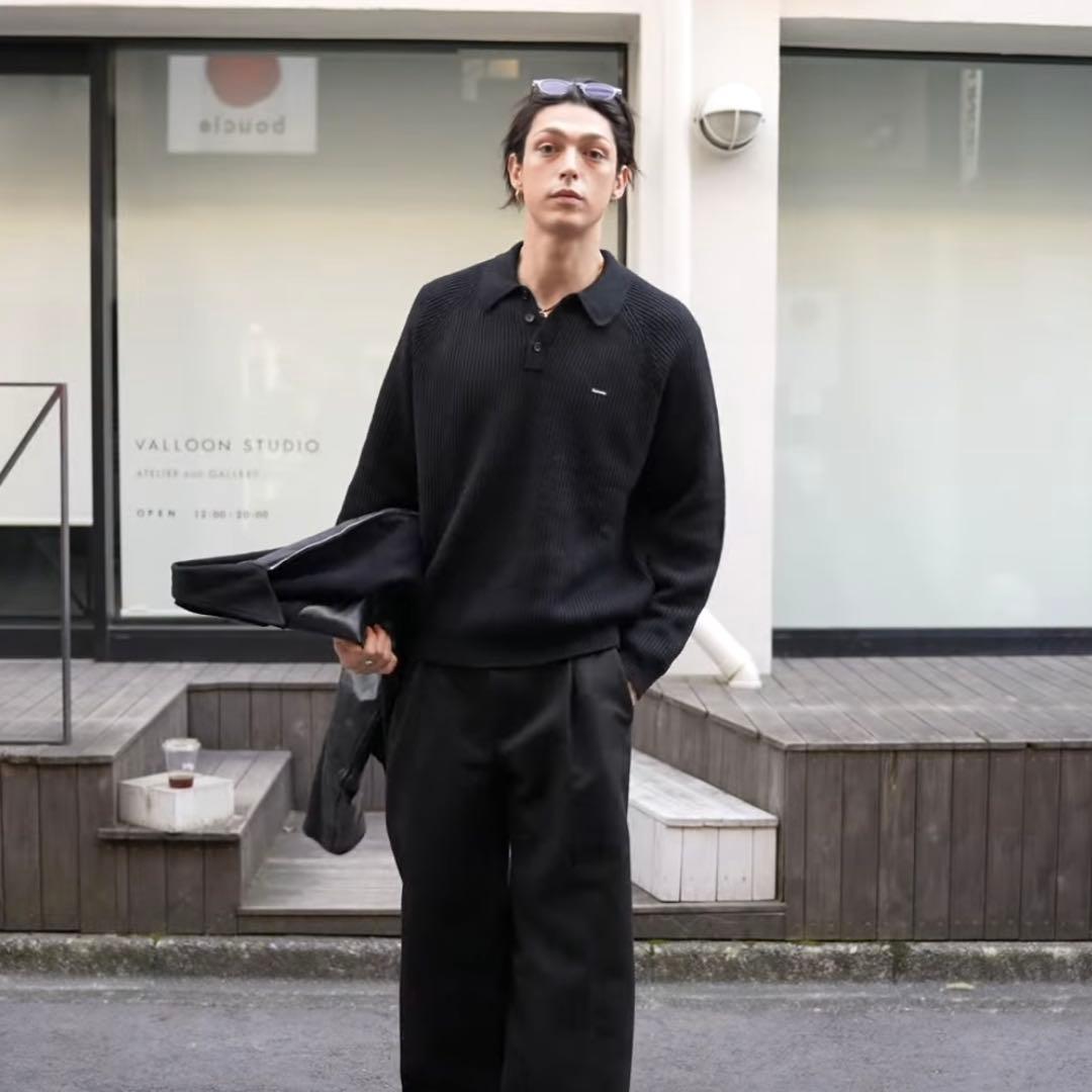 モーガン 着用】Supreme 25FW small box ニットポロ 新品 - メルカリ