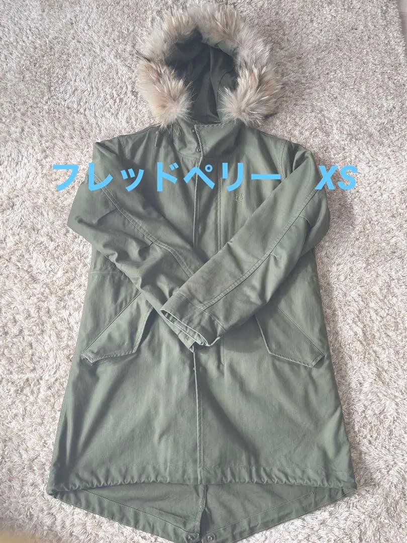 フレッドペリー モッズコート オリーブ　XSサイズ フレッドペリー モッズコート オリーブ XSサイズ FRED PERRY（フレッド
