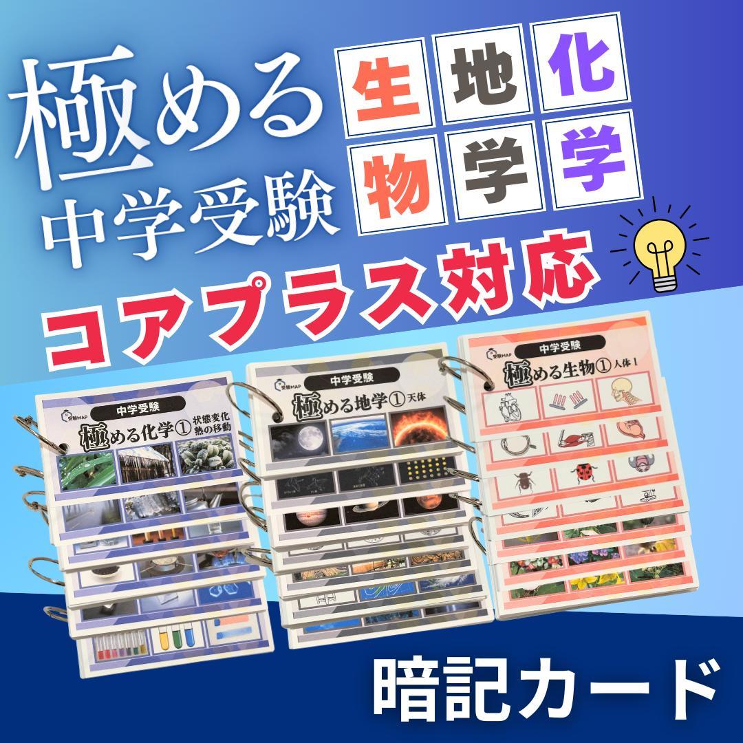 smile♡様 リクエスト 6点 まとめ商品 中学受験 暗記カード - メルカリ