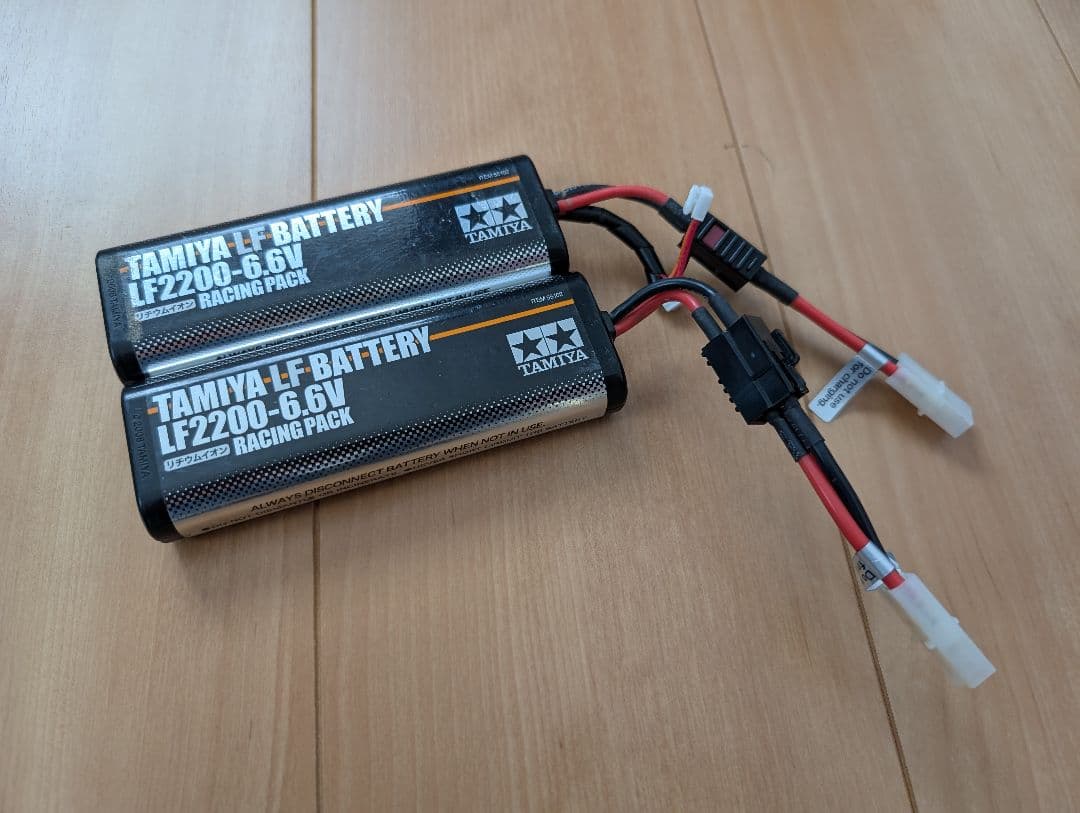 タミヤ LFバッテリー LF2200-6.6V レーシングパック　２個 Amazon | タミヤ(TAMIYA) バッテリー&充電器シリーズ ・LFバッテリー