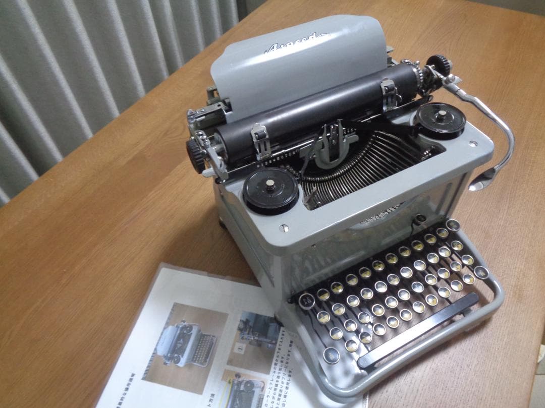 実働品 日本データマシン Aspeed 電報タイプライター カナもじくん