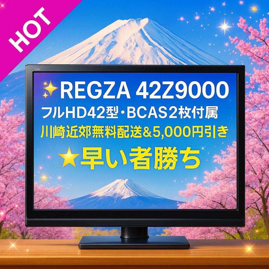 REGZA 42Z9000｜フルHD42型・BCAS2枚付属 早い者勝ち 録画に強く、ゲームにも強い REGZA新「Zシリーズ」詳報：B-CASカード2