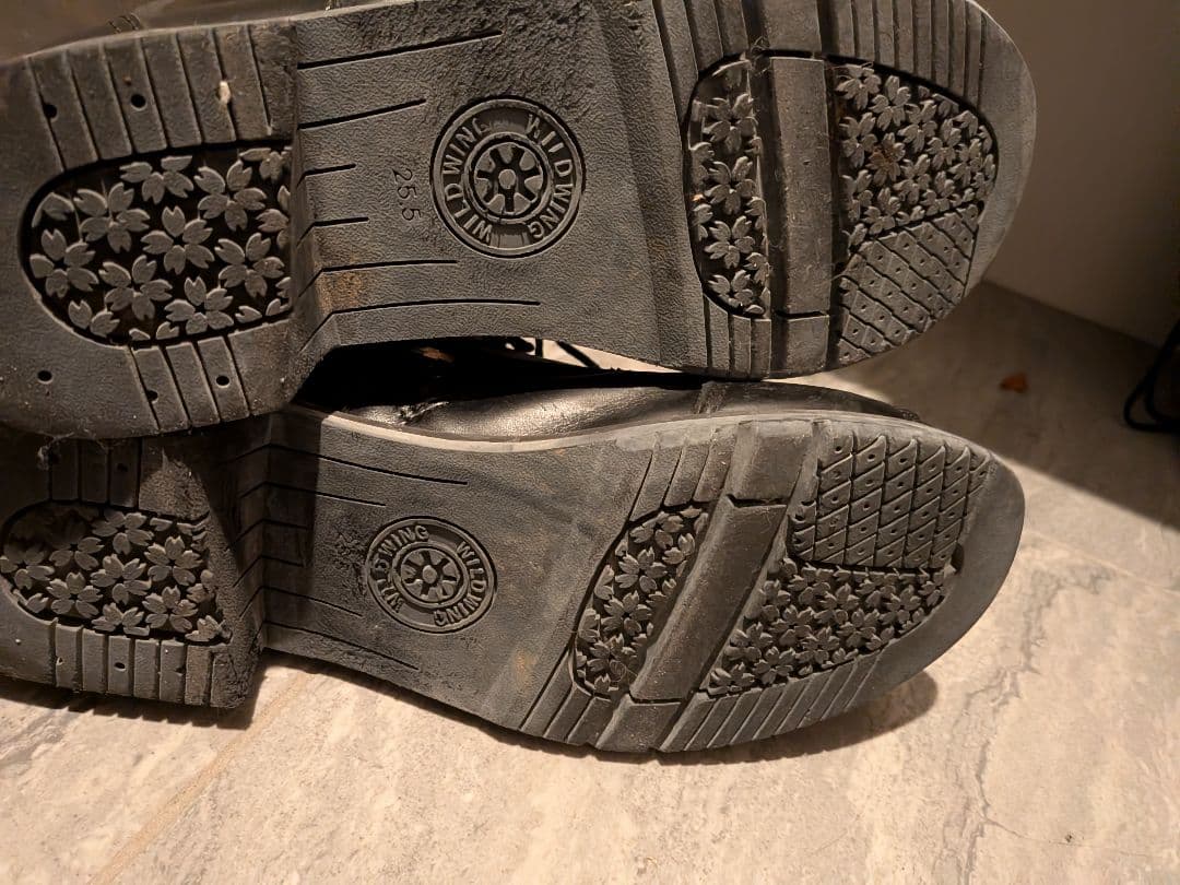 ワイルドウィング バイクブーツ スワロー WWM-0003 黒 25.5cm