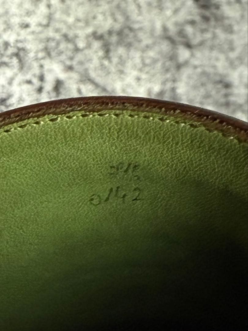 純正ツリー付 ベルルッティ アンディ サイズ7.5 ブラウンパティーヌ