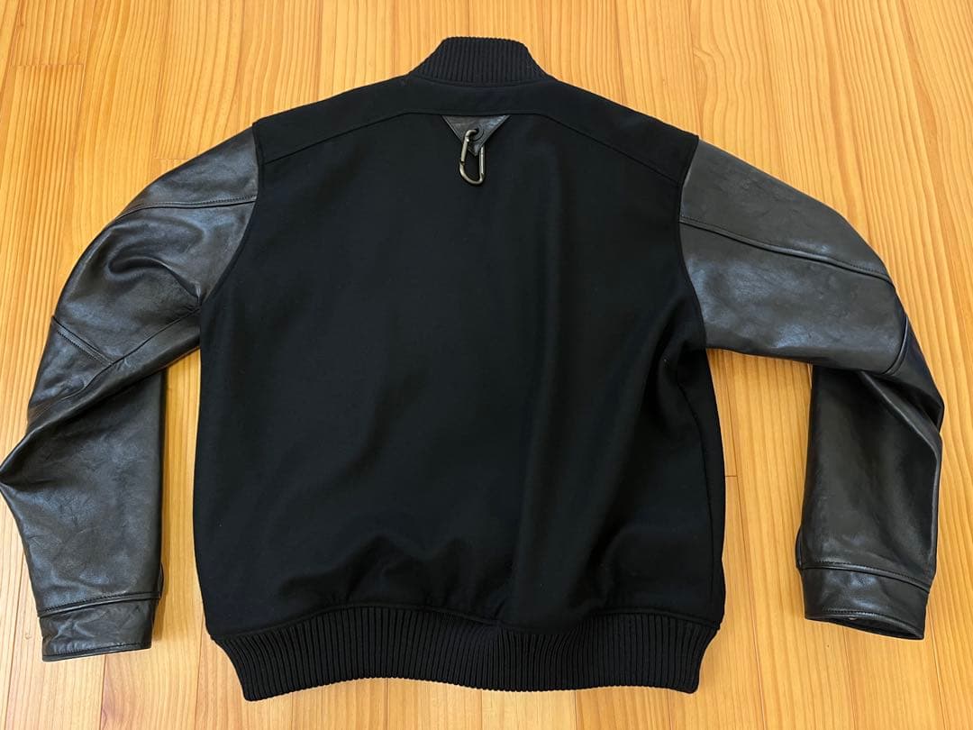 希少】ホワイトマウンテニアリング SCHOTT スタジャン ブラック M