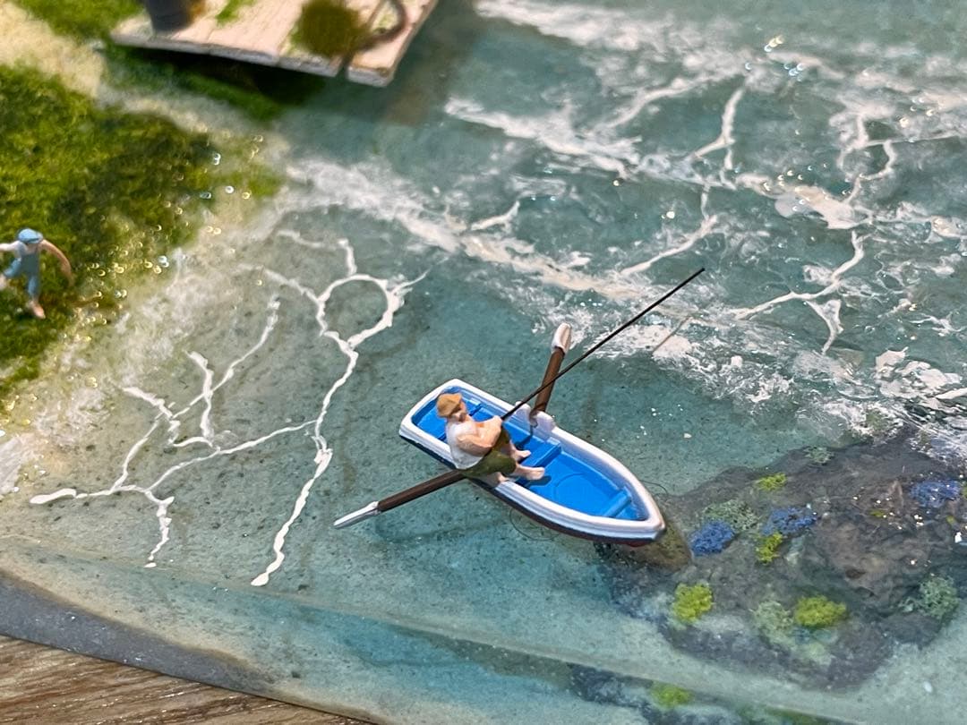 基地から飛び立つ二式戦闘機 レジン ジオラマ - メルカリ