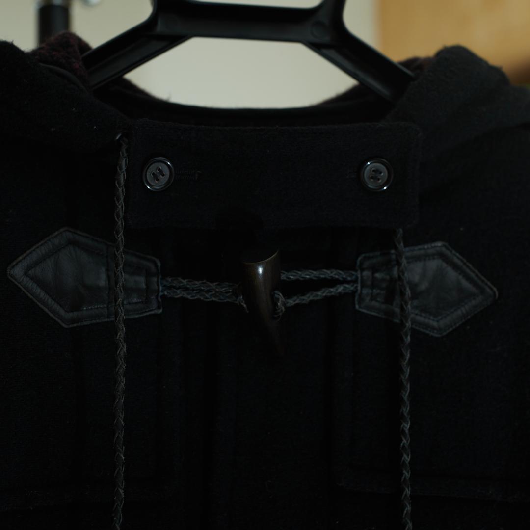 FACTOTUM ウールダッフルコート ブラック