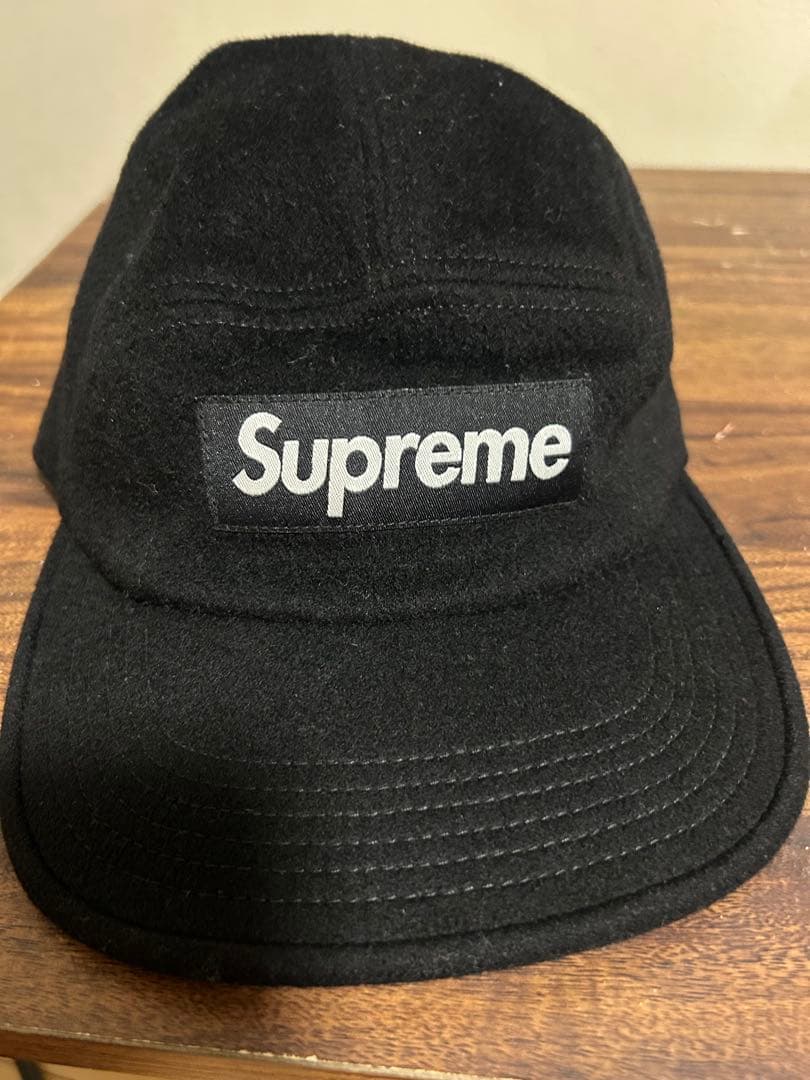 Supreme 黒キャップ ウール素材 Supreme（シュプリーム） 送料無料 メンズ キャップ ブラック Polartec