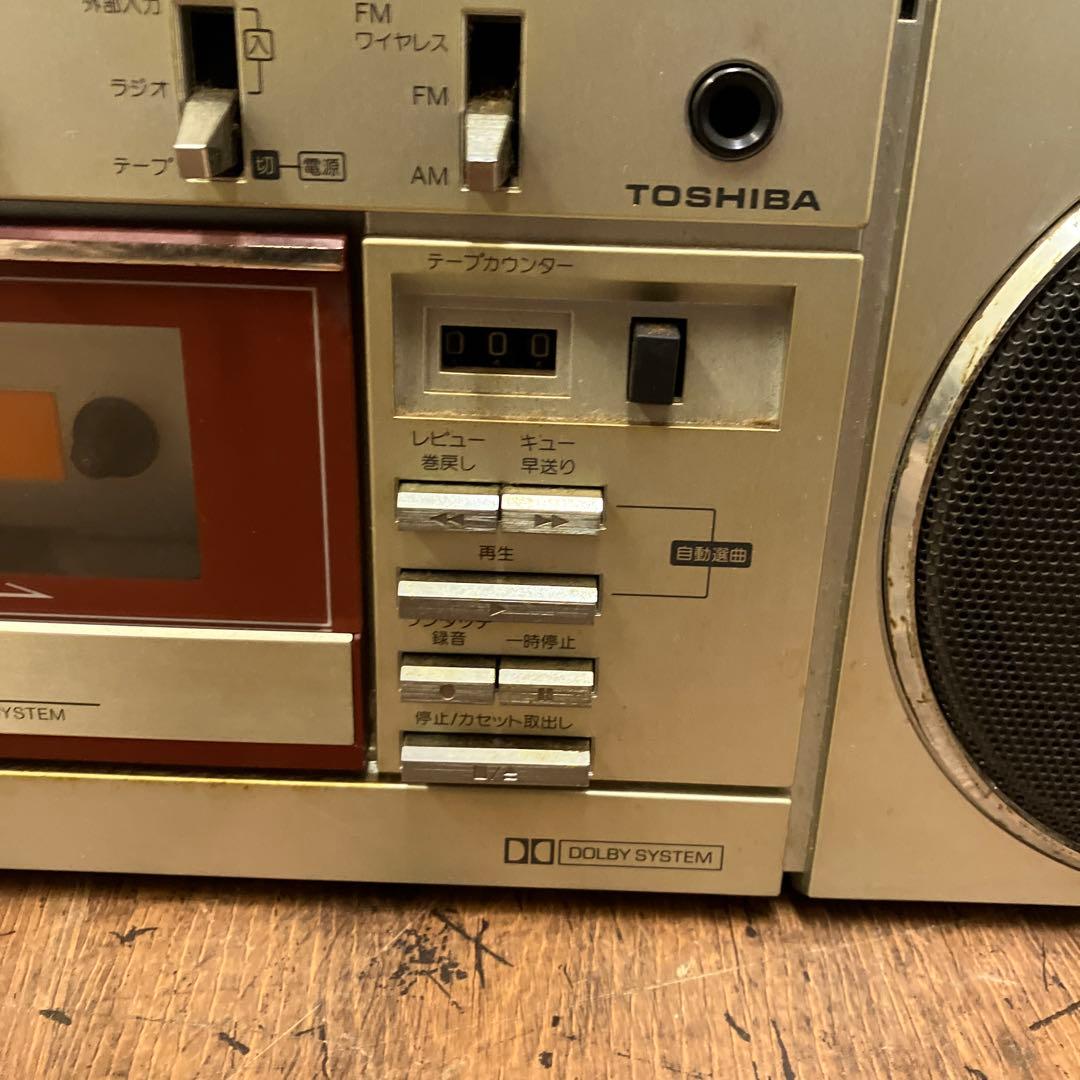 D-1 ジャンク品 昭和レトロ 東芝 ボムビート RT-S78 ラジカセ - メルカリ