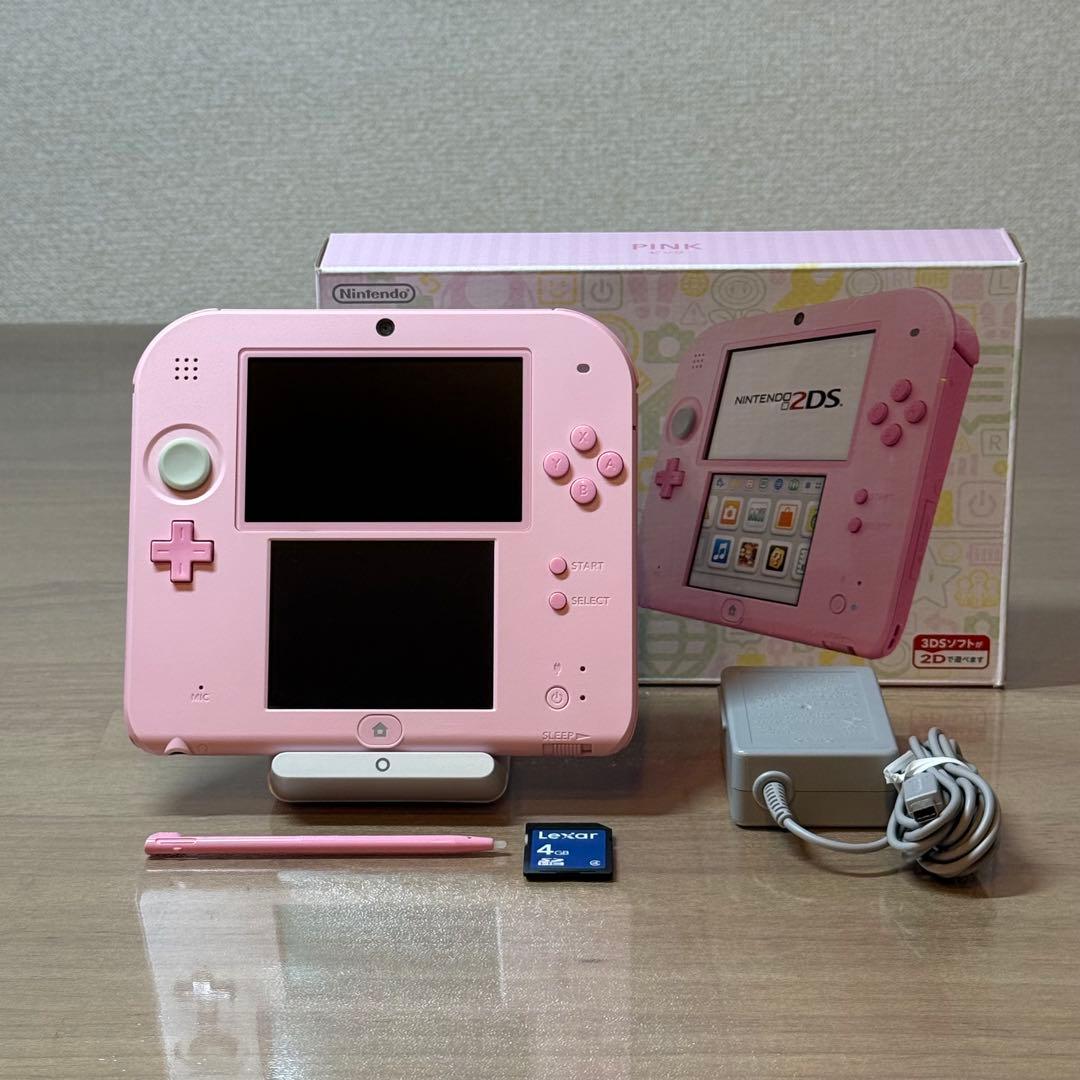 5-249 ニンテンドー2DS ピンク 箱付き ゲオ公式通販サイト/ゲオオンラインストア【新品】ニンテンドー2DS