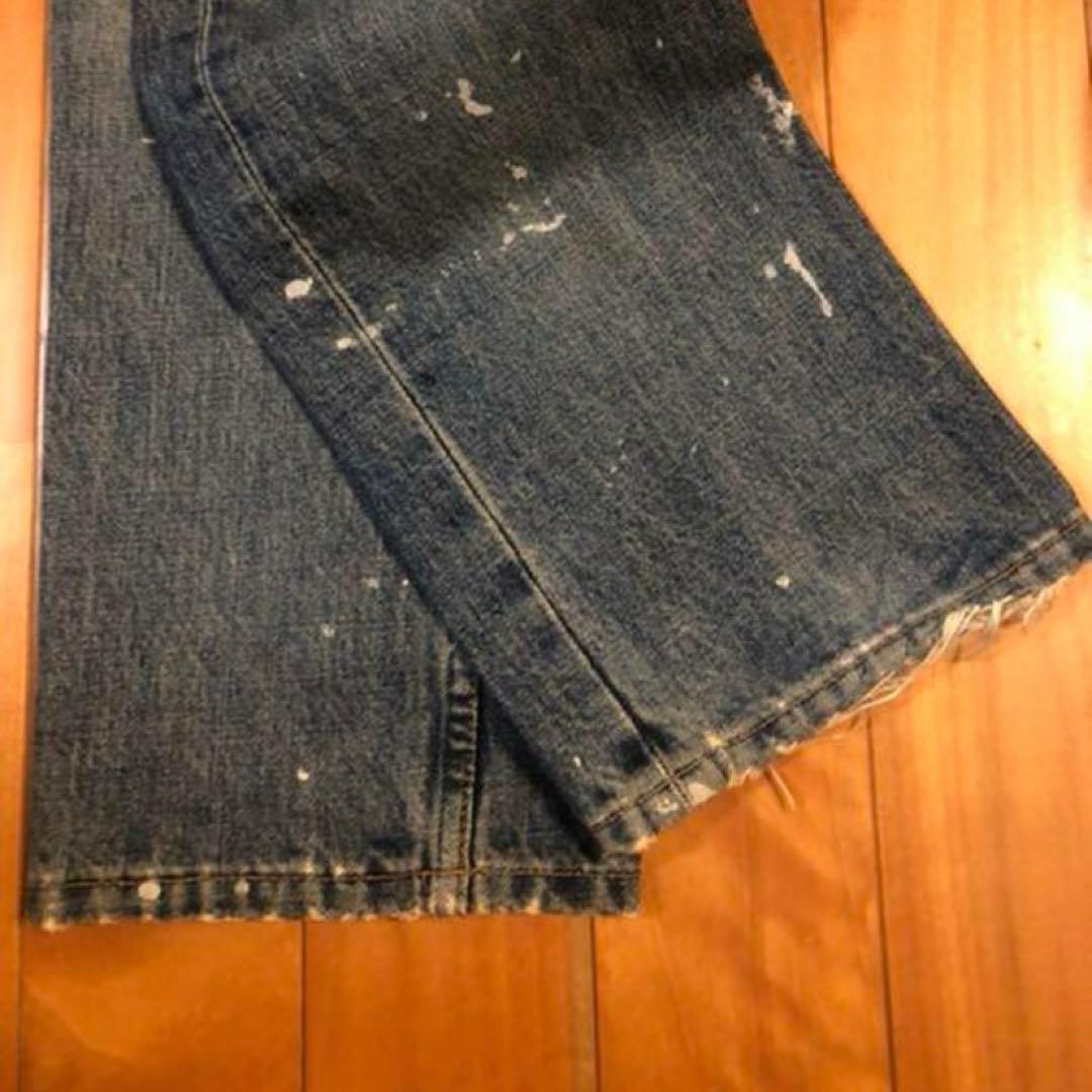 helmut lang 本人期 ヘルムートラング ペンキデニムパンツ 希少 - メルカリ