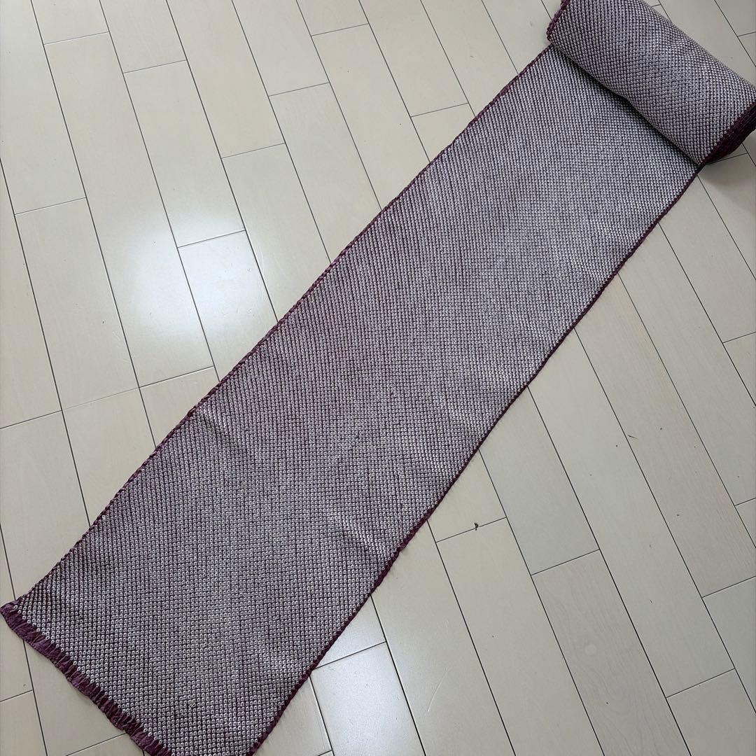 い*え様 ■T3843■未使用品■正絹■紫色　総絞り　疋田絞り　反物　一反