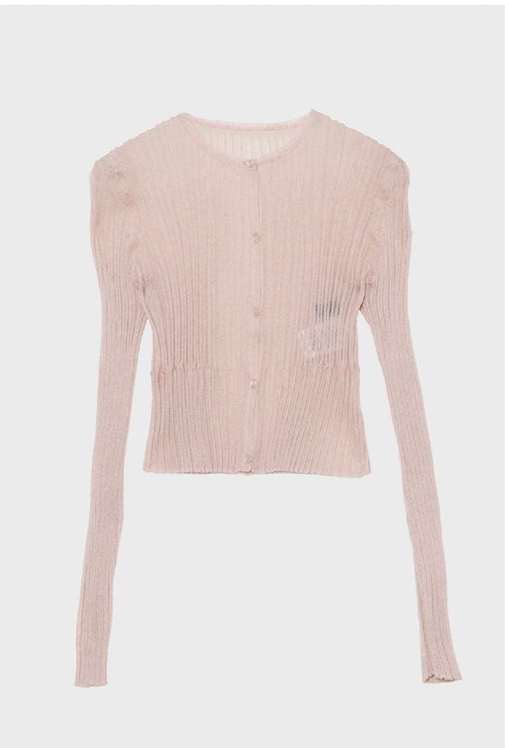 美品】スタニングルアー/STUNNING LURE シアーリブカーディガン - メルカリ