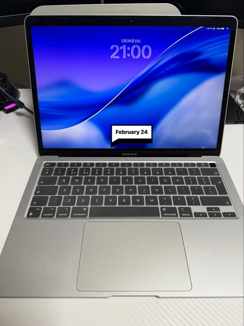 Apple M1 MacBook Air バッテリー 100% RAM16GB - メルカリ