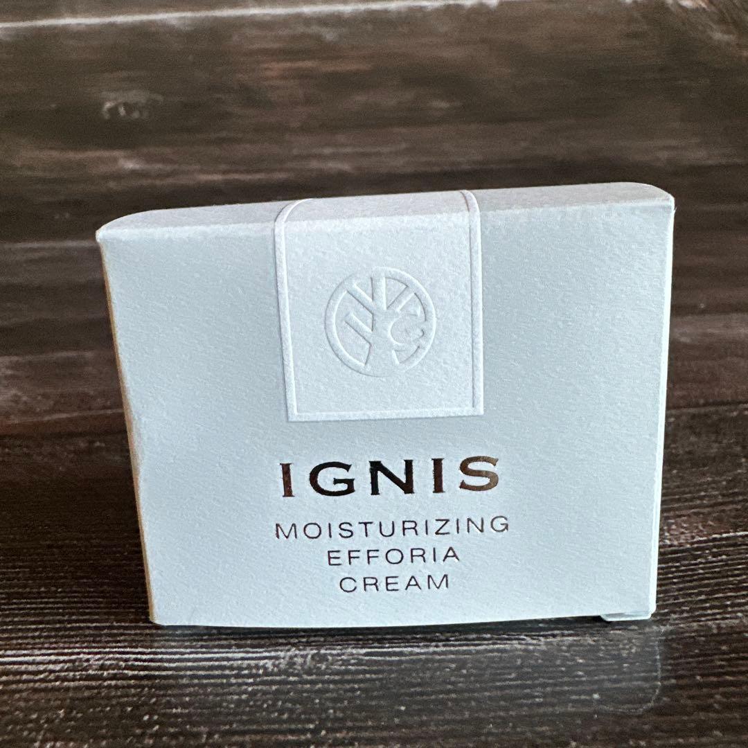 未使用品　IGNIS モイスチュアライジング エフォリア クリーム 50g 試してみた】IGNIS モイスチュアライジング エフフォーリア クリームの