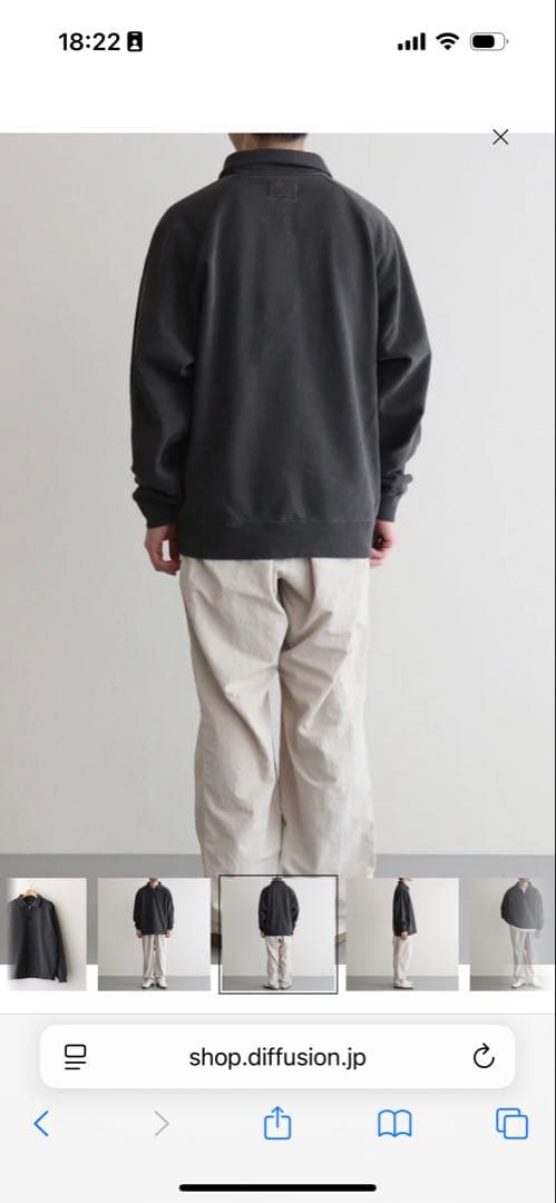 一回のみ使用】ノースフェイス パープルレーベル スウェット N25SH010