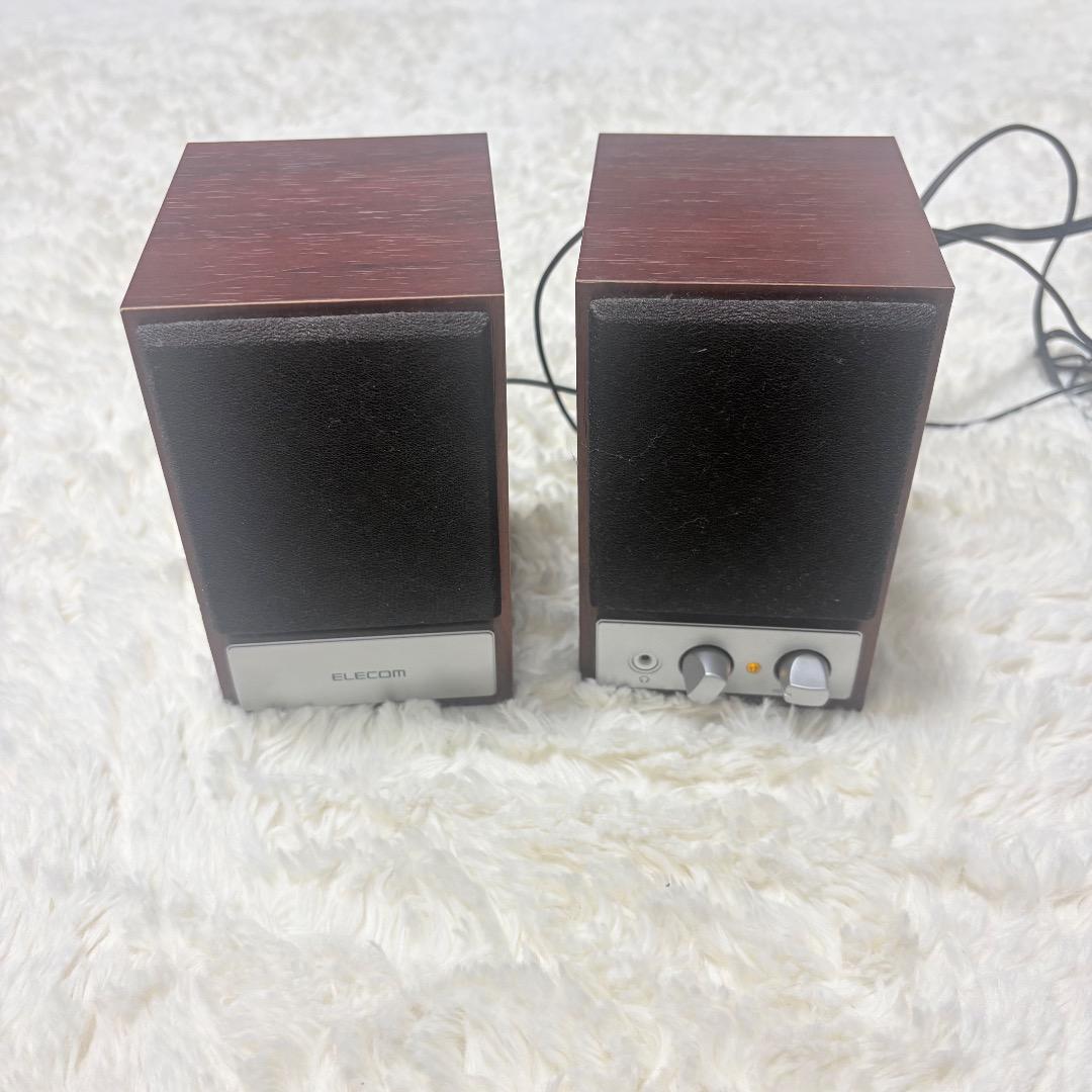 超美品✨】ELECOM MS-75CH マルチメディアスピーカー 木 - メルカリ
