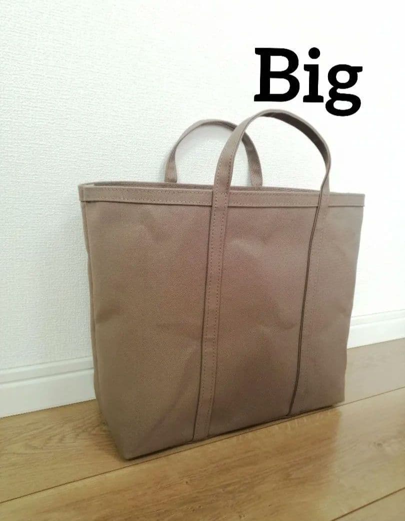 8号帆布 シナモン Big トートバッグ ハンドメイド 尾道帆布 - メルカリ