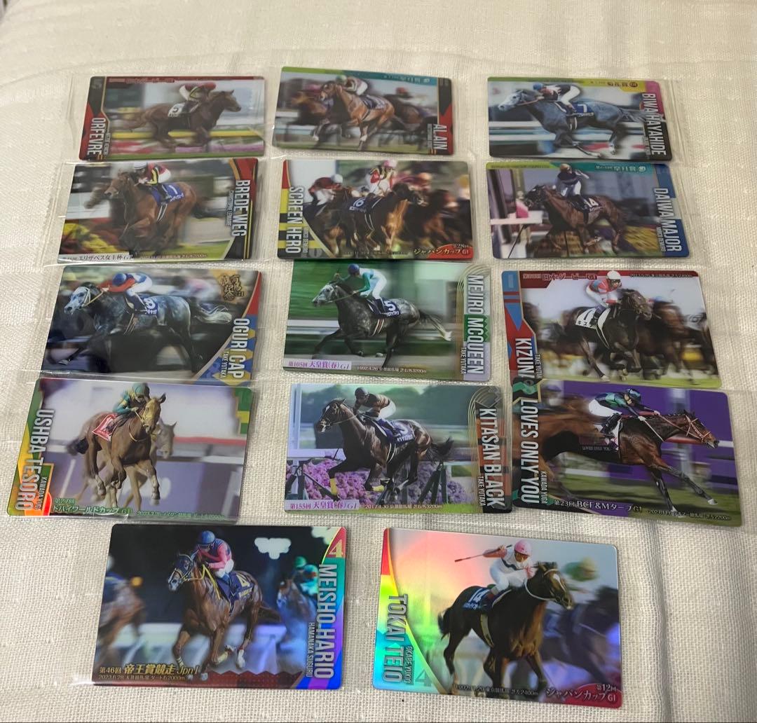 サラブレッドホースコレクション カード サイン入り3枚＋ノーマル14枚