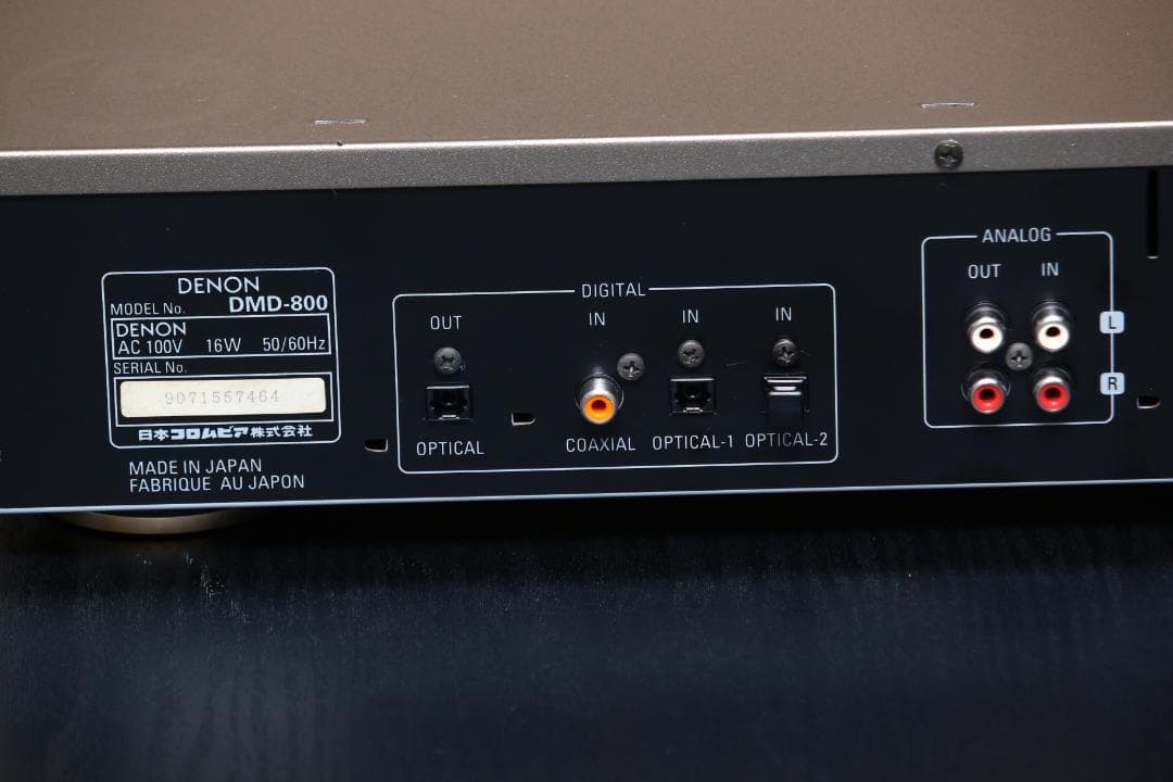 DENON DMD-800 MDプレーヤー/レコーダー 日本製 ゴールド