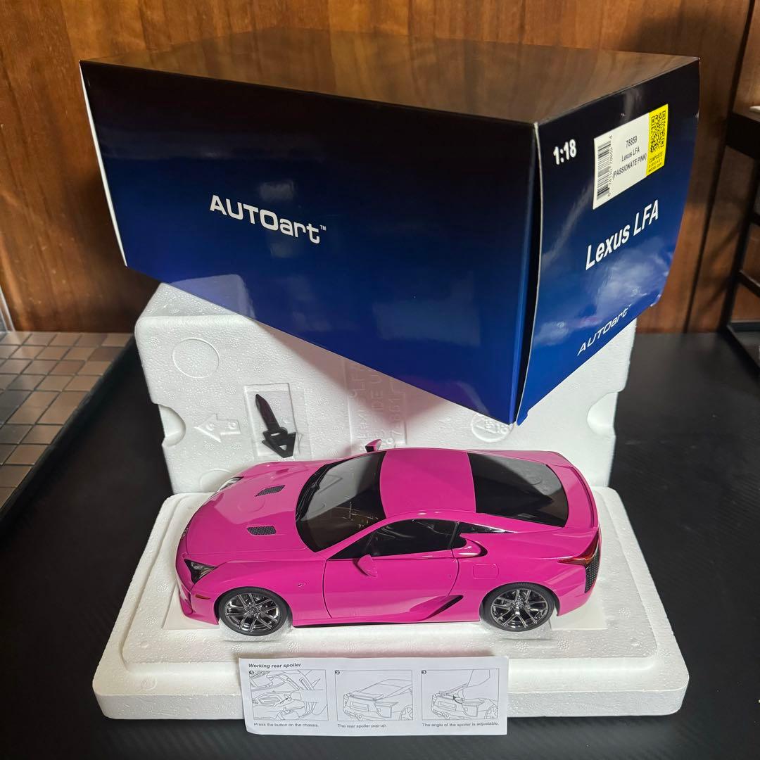 未展示品オートアート 1/18 レクサス LFA PASSIONATE PINK - メルカリ
