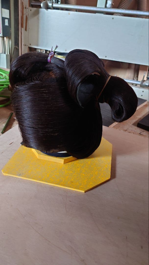 日本髪かつら 演劇用 コスプレ用 観賞用 2個セット