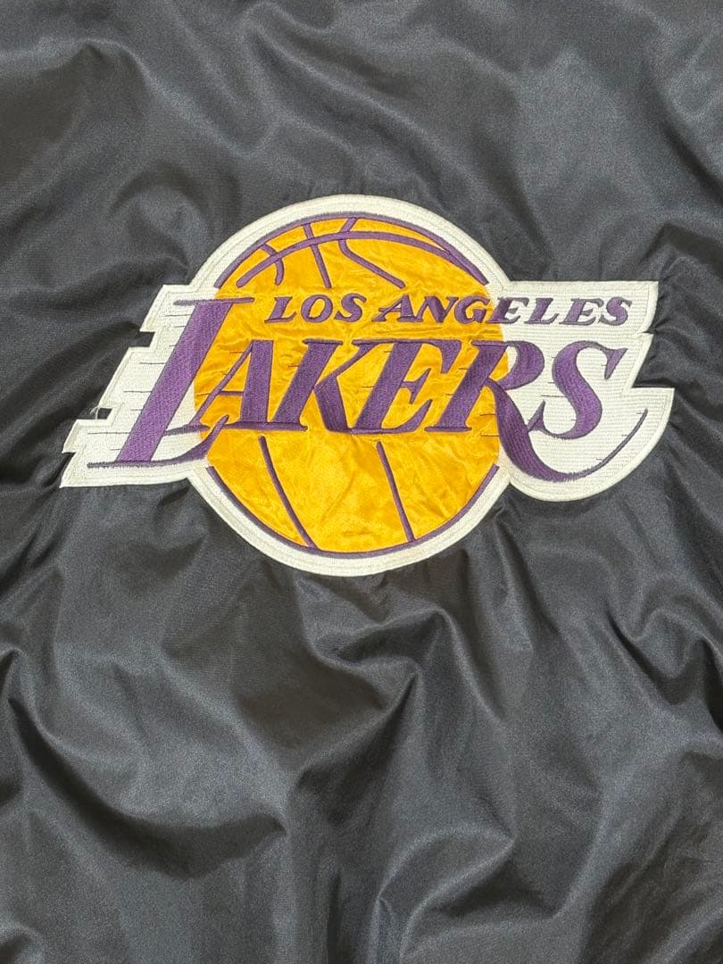 希少 大きめ2XL】Reebok×Lakers NBA スタジャン ジャケット
