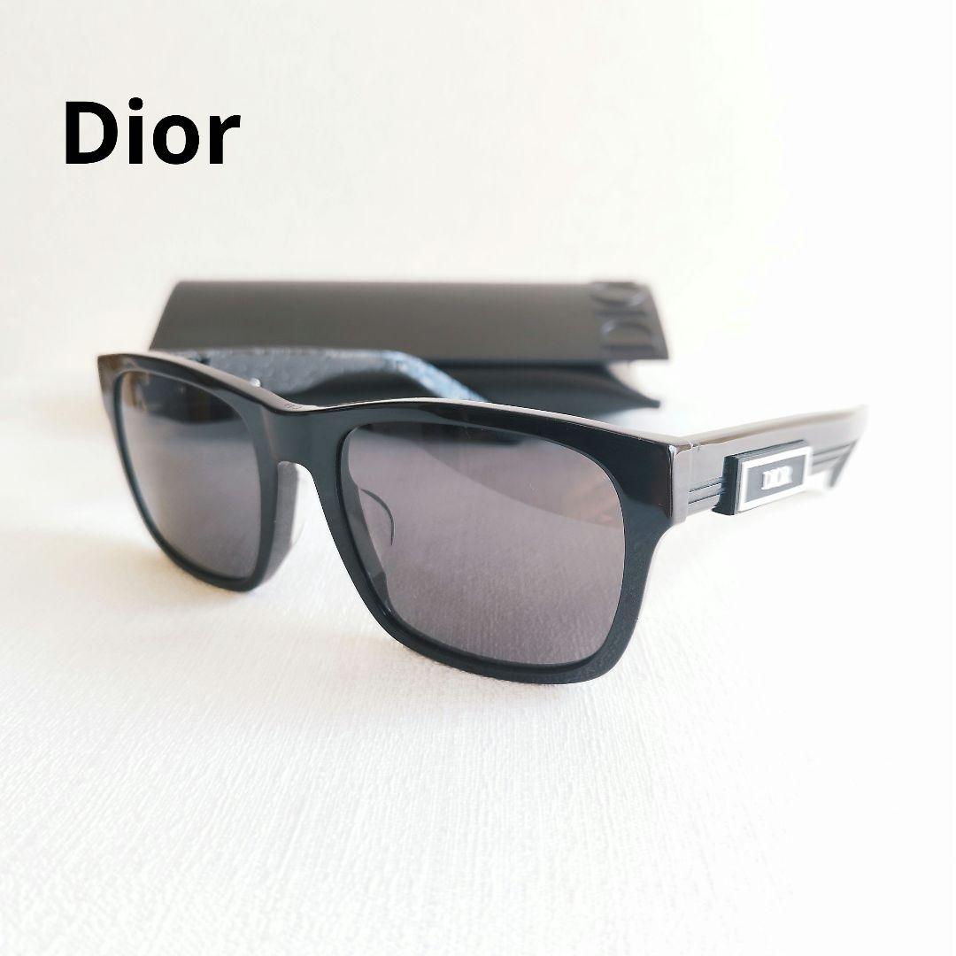 良品✨Dior B23　サングラス　S2F　セルフレーム　フルリム　ケース付き Explore Christian Dior B23 S2F Unisex Sunglasses 58-20-145