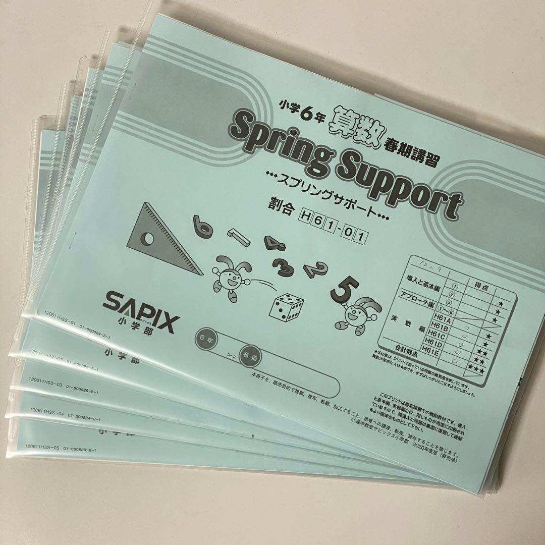 希少】SAPIX 6年生 算数 通常テキスト 全セット - メルカリ
