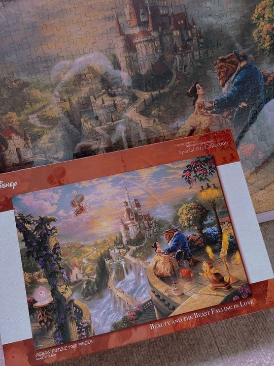 美人と野獣1000ピース 楽天市場】ジグソーパズル Beauty and the Beast Falling in Love(美女